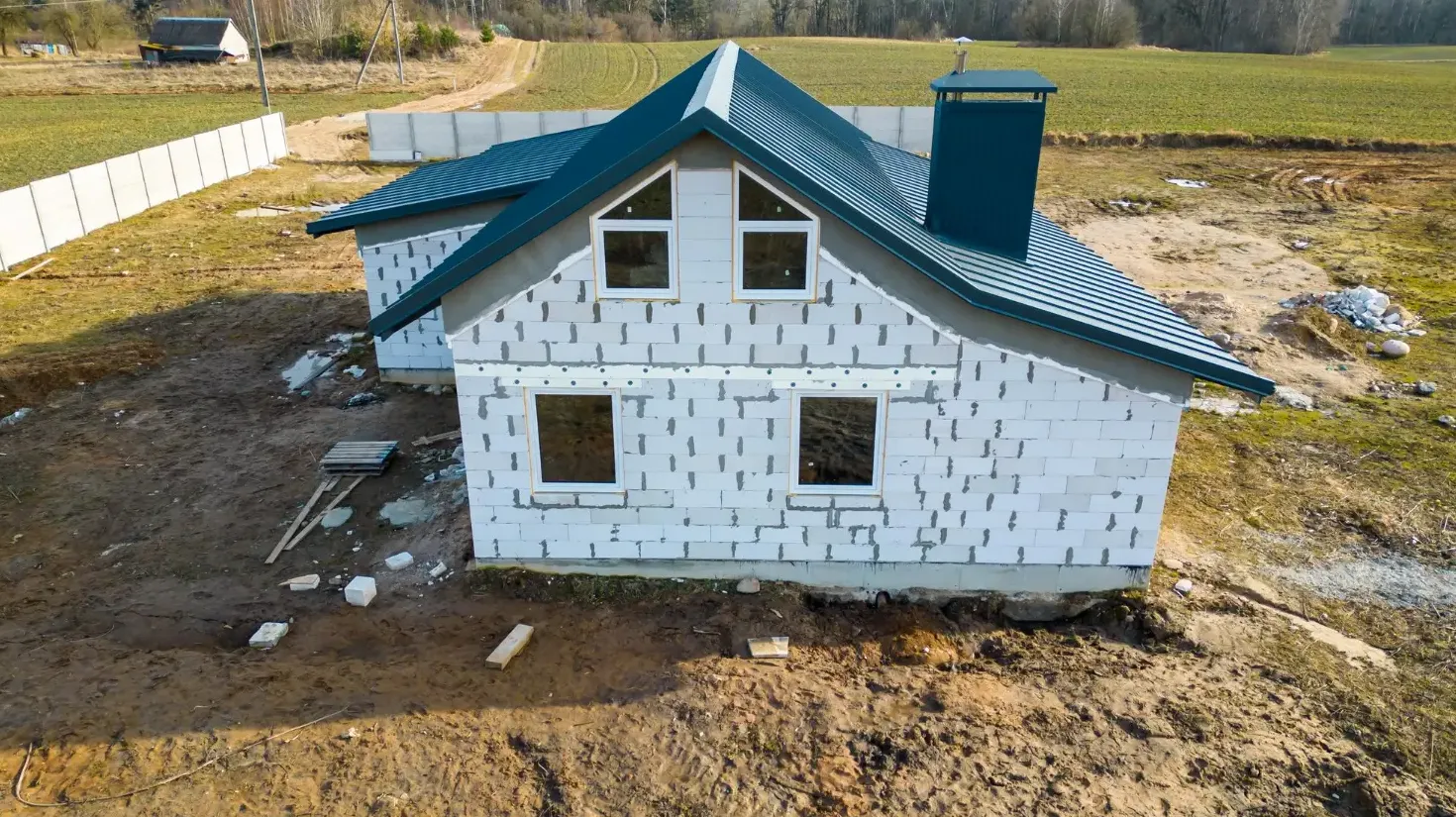 dom stan surowy koszt